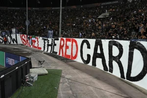 La UEFA decidió aplazar la votación que definiría la posible suspensión de Israel de sus torneos, tras el anuncio del plan de paz de 20 puntos de Donald Trump para Gaza. Foto: AFP.