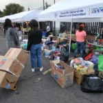 UNAM realizó una colecta de víveres y demás, logrando 60 toneladas enviadas a la BUAP para ayudar a las familias afectadas de la Sierra Norte, además enviará uno a la UAEH para afectados en Hidalgo. FOTO: UNAM.