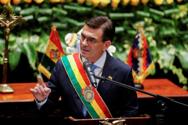 Rodrigo Paz asumió la presidencia de Bolivia