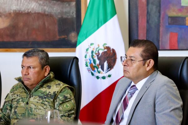 Tras el asesinato de tres policías, incluido su comandanta, el gobierno de Puebla y la Sedena asumieron el control de la seguridad en Huixcolotla. FOTO: Gobierno de Puebla.