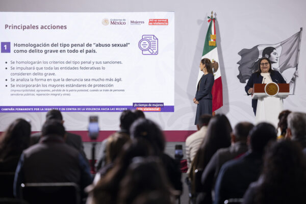 El Gobierno federal presentó el Plan Integral contra el Abuso Sexual; busca homologar el delito en todo el país, endurecer sanciones y agilizar las denuncias. FOTO: Mujer es Más.