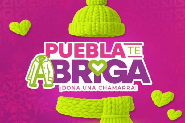 DIF Puebla invita a donar chamarras nuevas o usadas para niñas, niños y adultos en situación de vulnerabilidad.