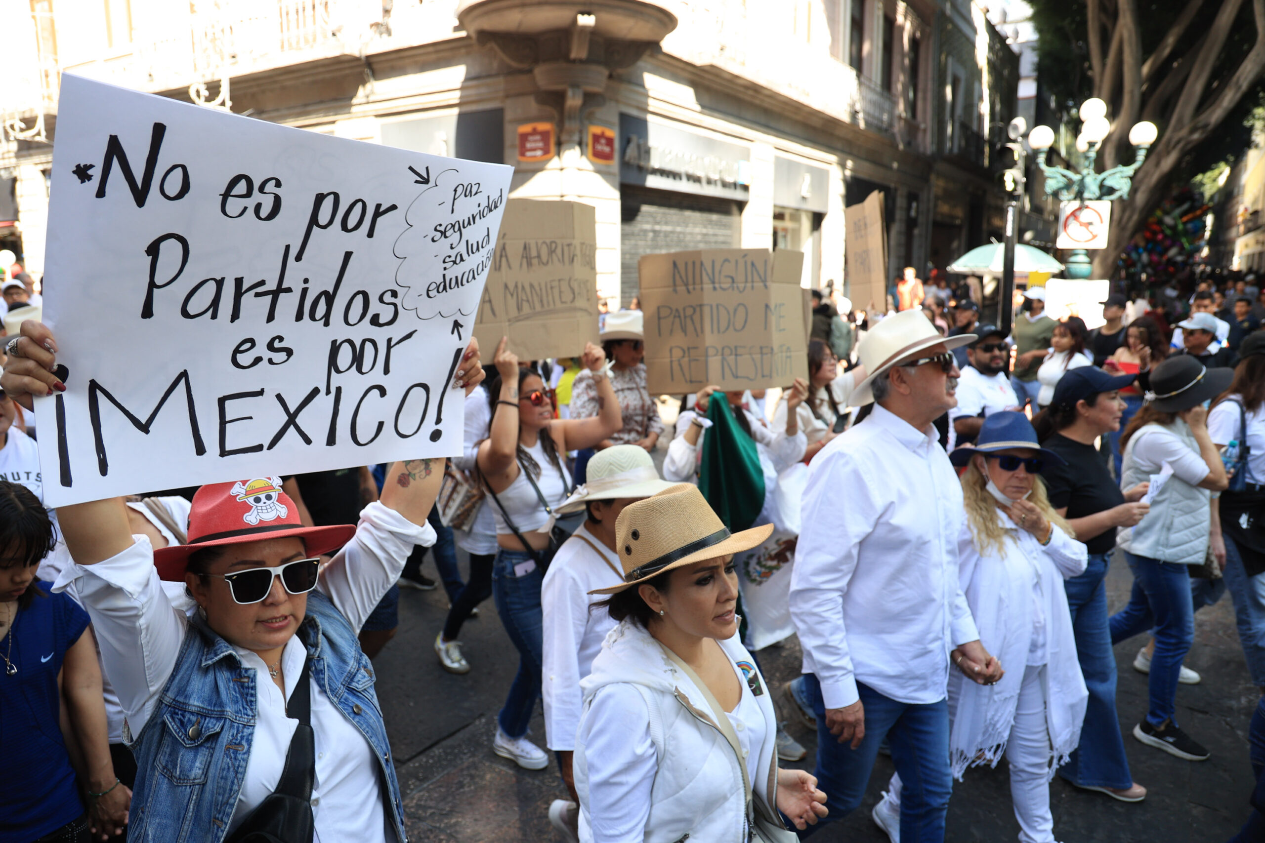 La marcha "Generación Z" en Puebla