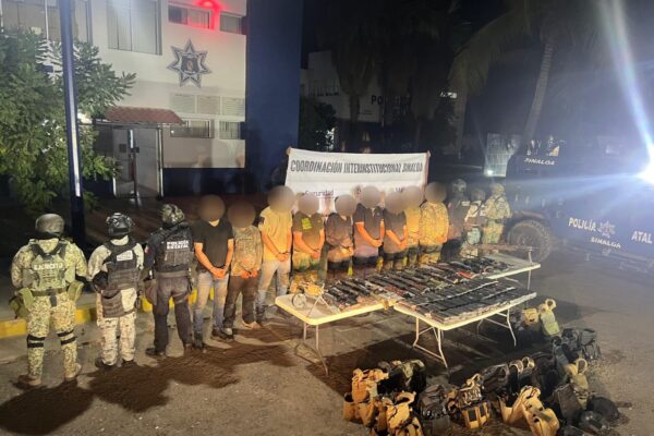 Cinco personas murieron y nueve fueron detenidas en El Guasimal, Culiacán