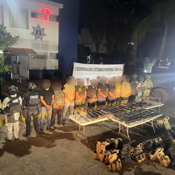 Cinco personas murieron y nueve fueron detenidas en El Guasimal, Culiacán