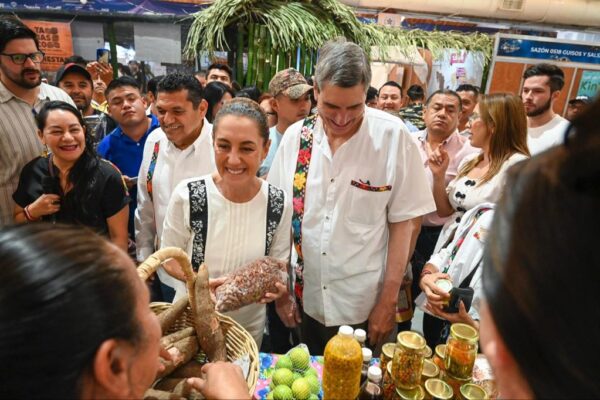 Sheinbaum anuncia una planta de Chocolate Bienestar en Tabasco.