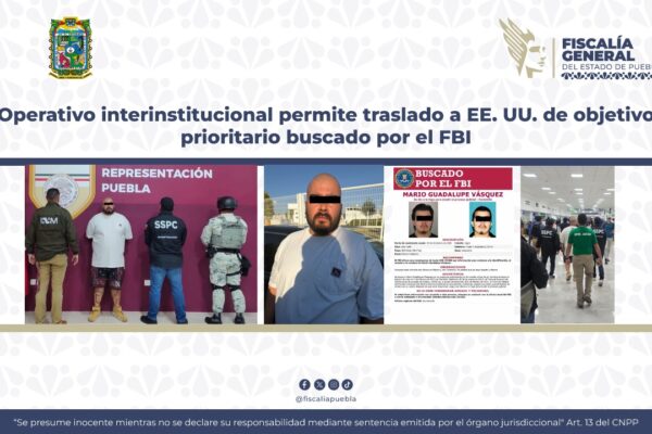 Un fugitivo buscado por el FBI por homicidio en California fue detenido en Puebla tras más de una década prófugo.