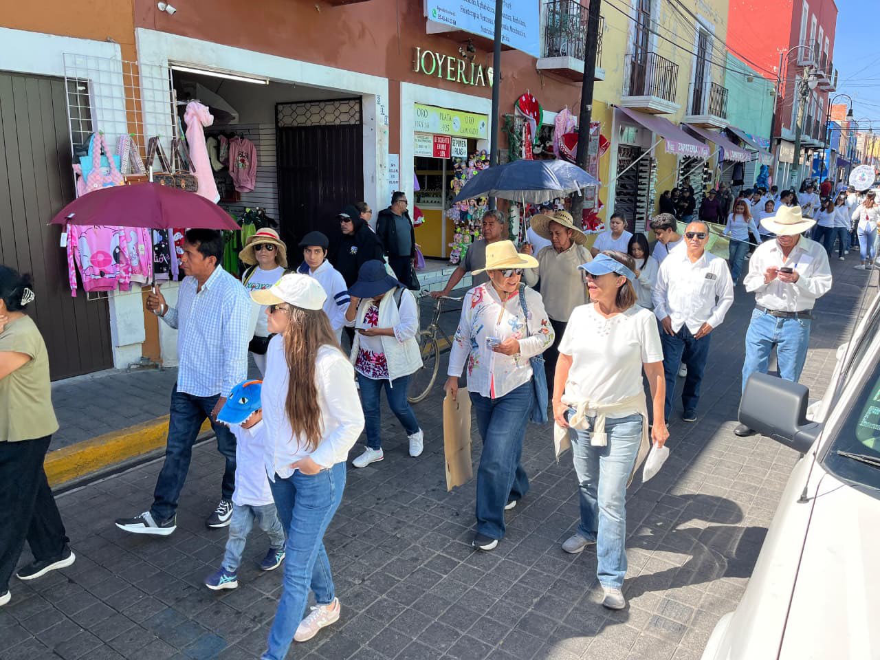 Fracasa marcha de Roxana Luna.