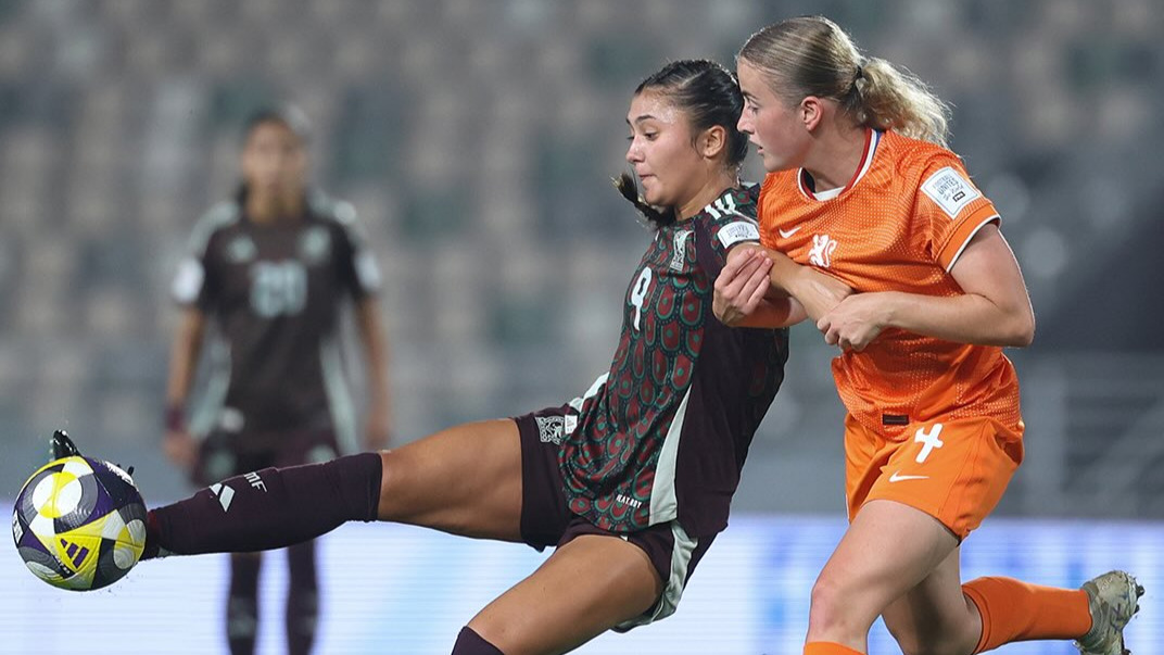 La Selección Mexicana Femenil Sub-17 quedó fuera de la final del Mundial Marruecos 2025 tras caer por la mínima ante Países Bajos. FOTO: FB @MiSeleccionFem.