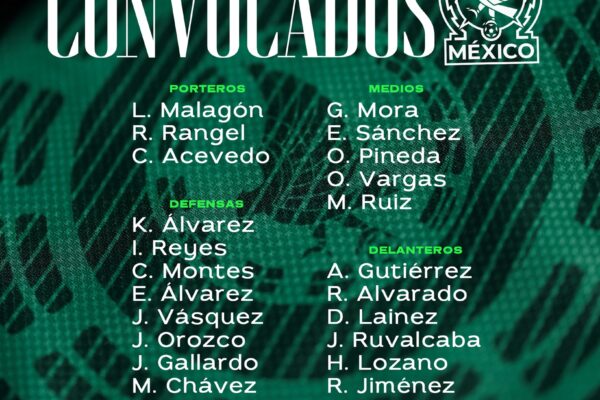 “Hormiga” González, Ruvalcaba y Obed Vargas se suman al llamado de Javier Aguirre para los duelos ante Uruguay y Paraguay.