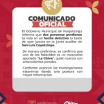 La Chiva, presunto líder delictivo en Huejotzingo