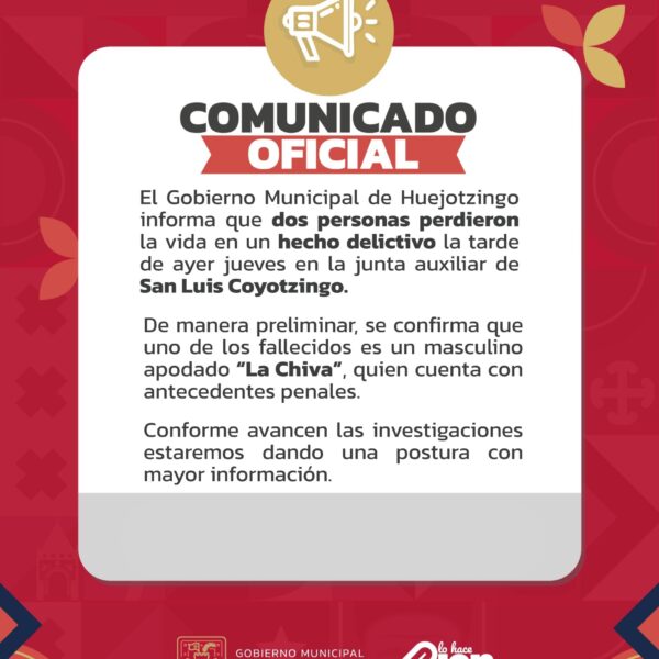 La Chiva, presunto líder delictivo en Huejotzingo