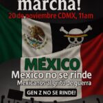 Tras las protestas nacionales, Generación Z