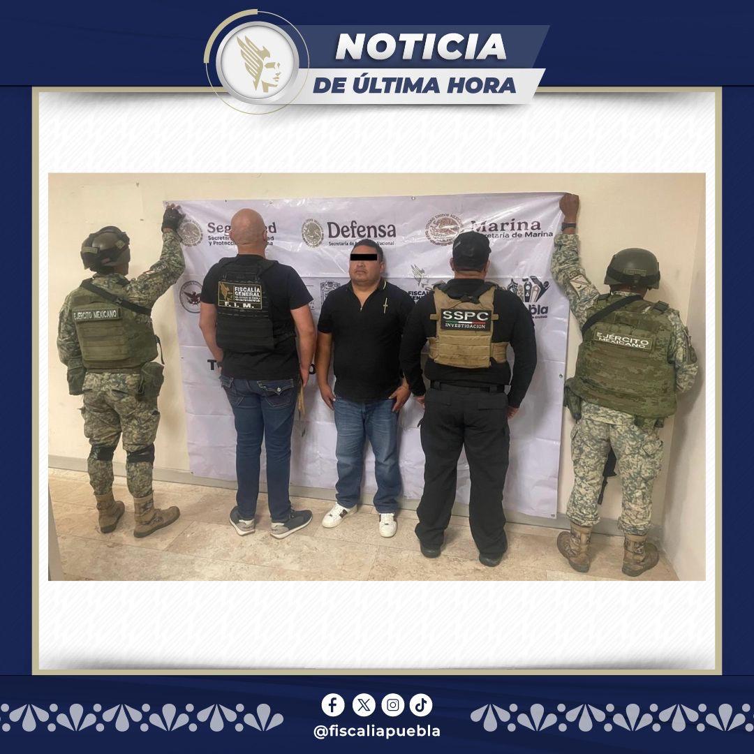 Cae “El Carretas”, presunto líder huachigasero que operaba entre Puebla y Tlaxcala