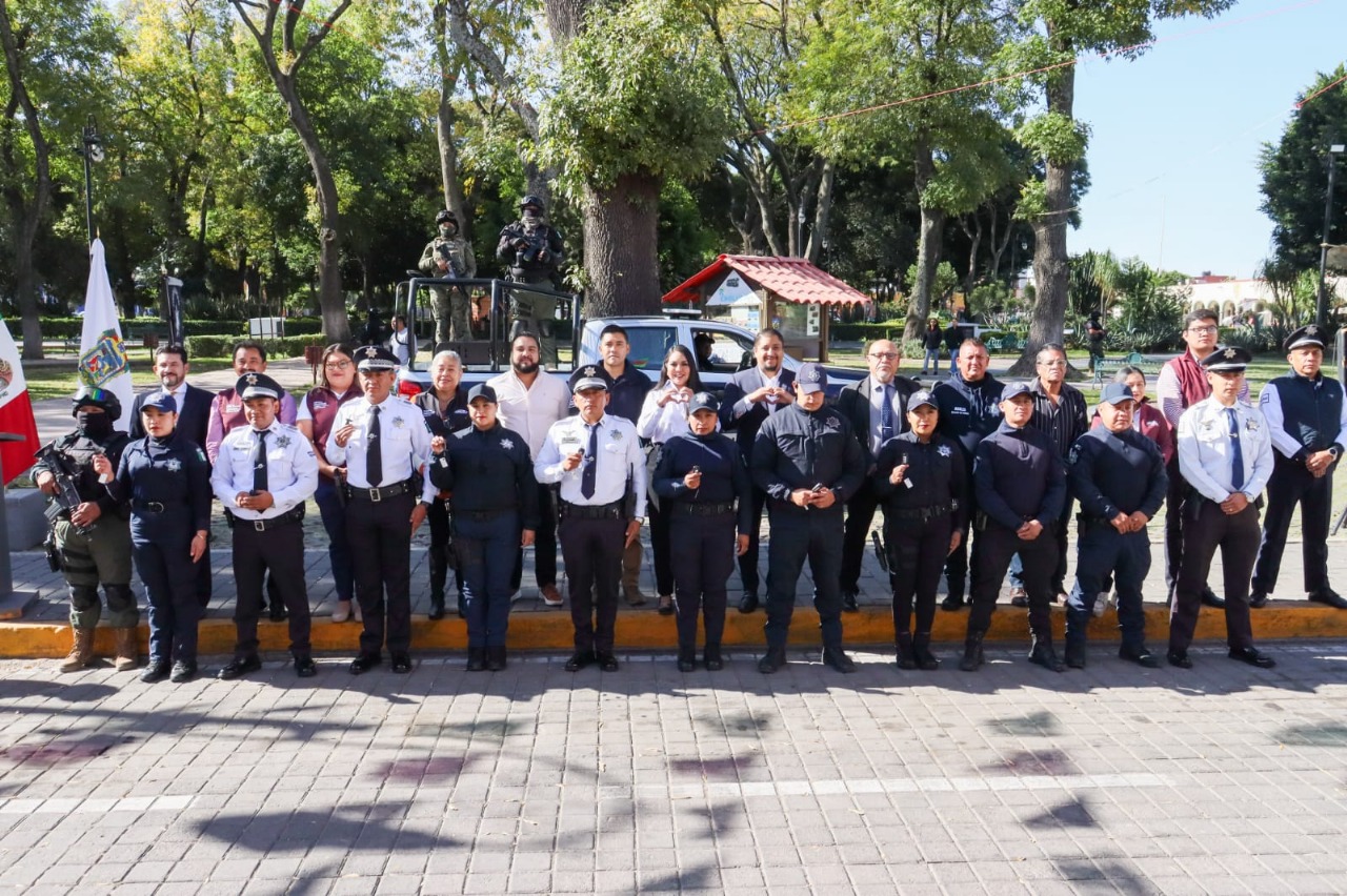 Tonantzin Fernández encabezó la entrega de nuevas unidades para la SSC, con una inversión de 20.5 millones de pesos.