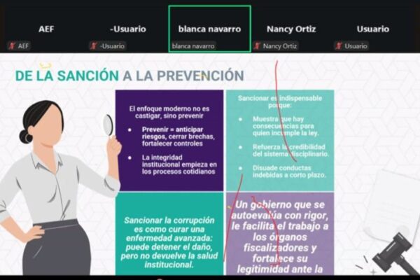 La Contraloría Municipal de Puebla capacitó a 439 servidores públicos en mecanismos para prevenir la corrupción y mejorar la gestión administrativa.