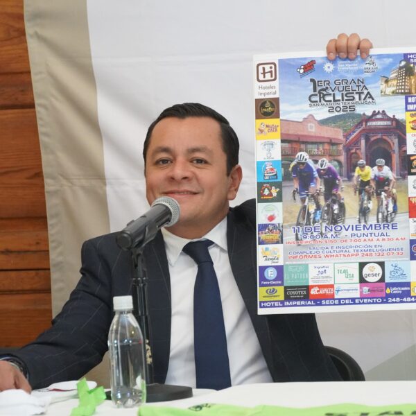 Texmelucan vivirá su 1ª Gran Vuelta Ciclista 2025 este 11 de noviembre; la emoción del deporte en el marco de la Feria Municipal.