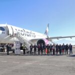 El Aeropuerto Internacional de Puebla estrenó la ruta Puebla–Guadalajara operada por Volaris, una nueva opción que fortalecerá la conectividad turística y de negocios entre ambas ciudades. FOTO: Isahmar Torres.