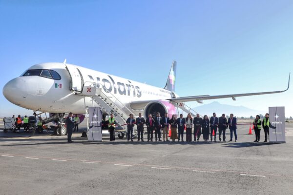 El Aeropuerto Internacional de Puebla estrenó la ruta Puebla–Guadalajara operada por Volaris, una nueva opción que fortalecerá la conectividad turística y de negocios entre ambas ciudades. FOTO: Isahmar Torres.