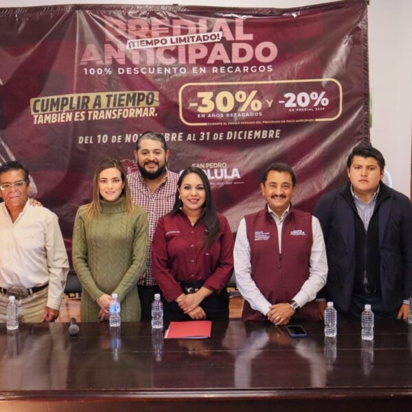 El Ayuntamiento de San Pedro Cholula lanzó su programa de estímulos fiscales con descuentos de hasta 30% en el pago del Predial y condonación total de recargos.