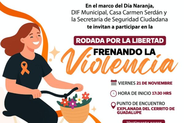 San Pedro Cholula conmemorará el Día Internacional para la Eliminación de la Violencia contra las Mujeres con actividades culturales, recreativas y formativas bajo el lema “Frenando la violencia”.