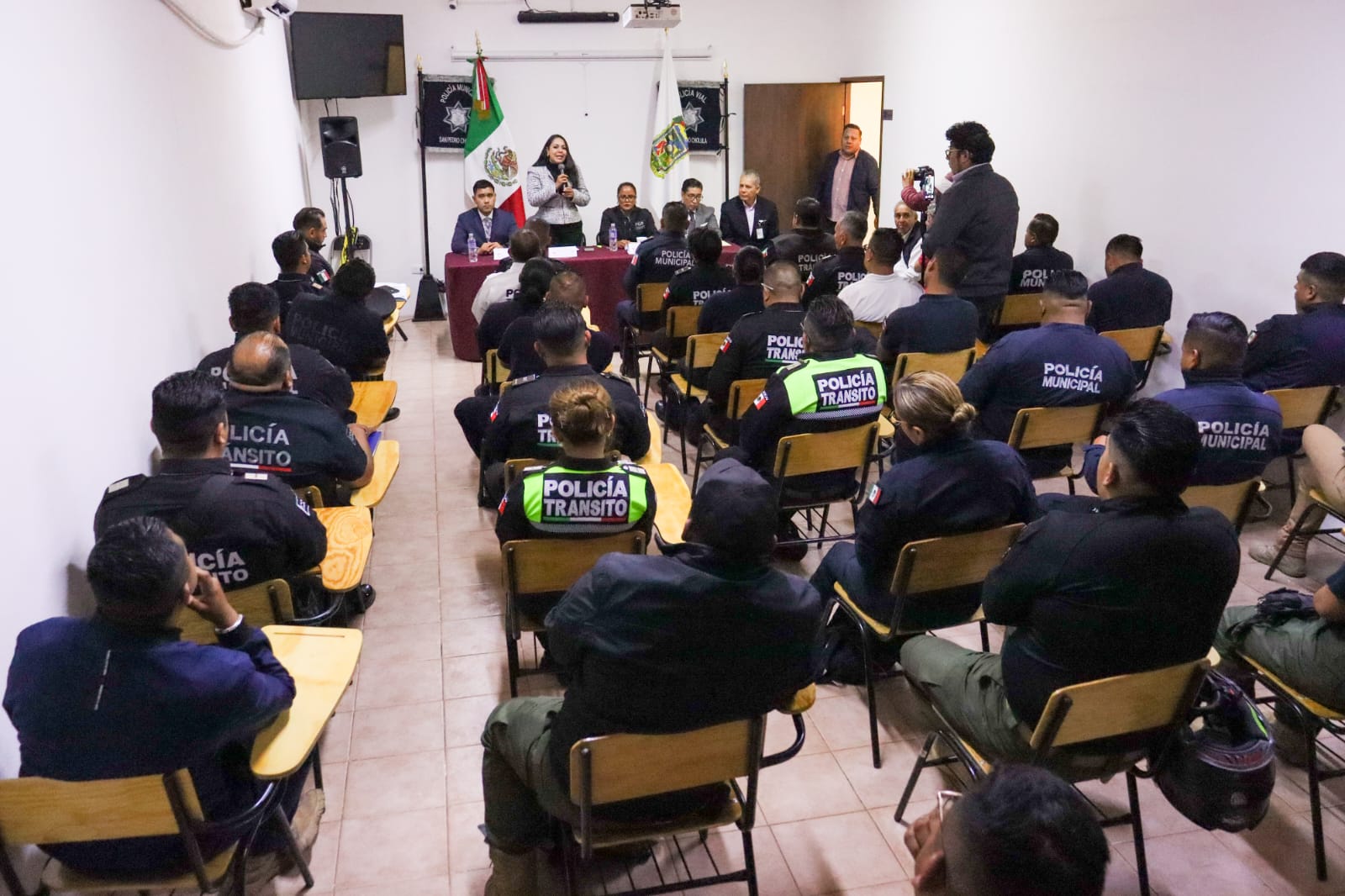 San Pedro Cholula reforzó la preparación de sus cuerpos de seguridad con un ciclo de capacitaciones que reunió a distintas áreas operativas del municipio.