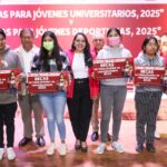 Tonantzin Fernández cerró la última entrega del primer periodo de la beca para jóvenes universitarios y deportistas para impulsar la formación y desarrollo de las juventudes cholultecas.