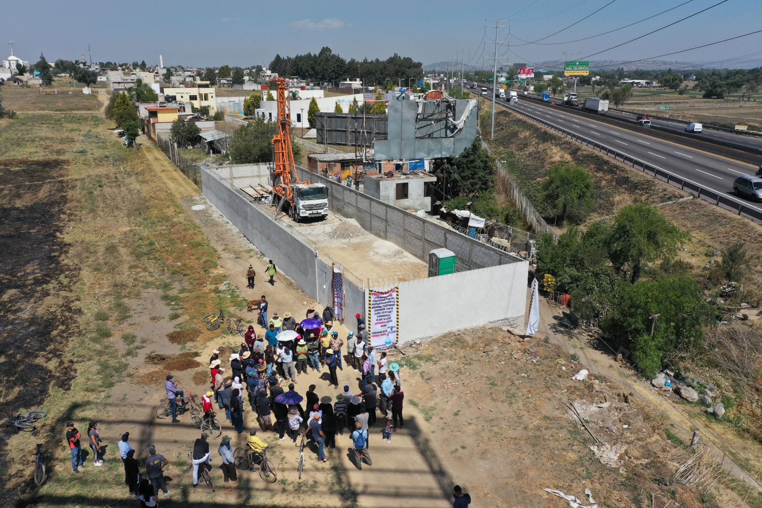 Un tribunal federal ordenó detener de inmediato la extracción de agua en tres pozos de San Miguel Xoxtla, Puebla. FOTO: Reto Diario.