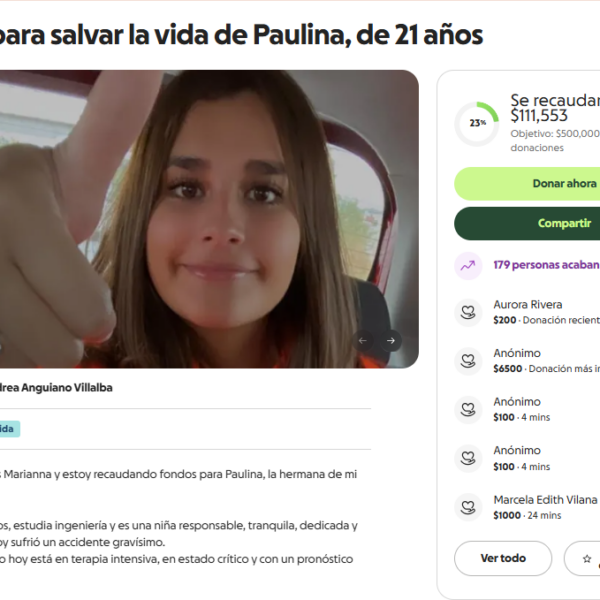 Colecta para Paulina.
