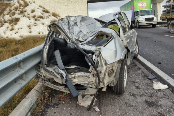 Puebla cerró 2024 con una de las tasas más altas de siniestros viales mortales del país: 35 accidentes diarios y 15.7% con víctimas fatales. FOTO: Telediario Puebla.