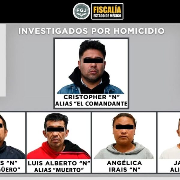 La Fiscalía del Estado de México detuvo a Christopher, alias “El Comandante”, señalado como presunto autor intelectual y ejecutor del asesinato de los DJ colombianos Bayron Sánchez y Jorge Herrera. IMAGEN: Fiscalía de Edomex.