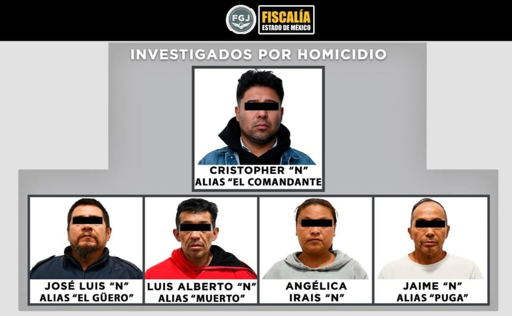 La Fiscalía del Estado de México detuvo a Christopher, alias “El Comandante”, señalado como presunto autor intelectual y ejecutor del asesinato de los DJ colombianos Bayron Sánchez y Jorge Herrera. IMAGEN: Fiscalía de Edomex.