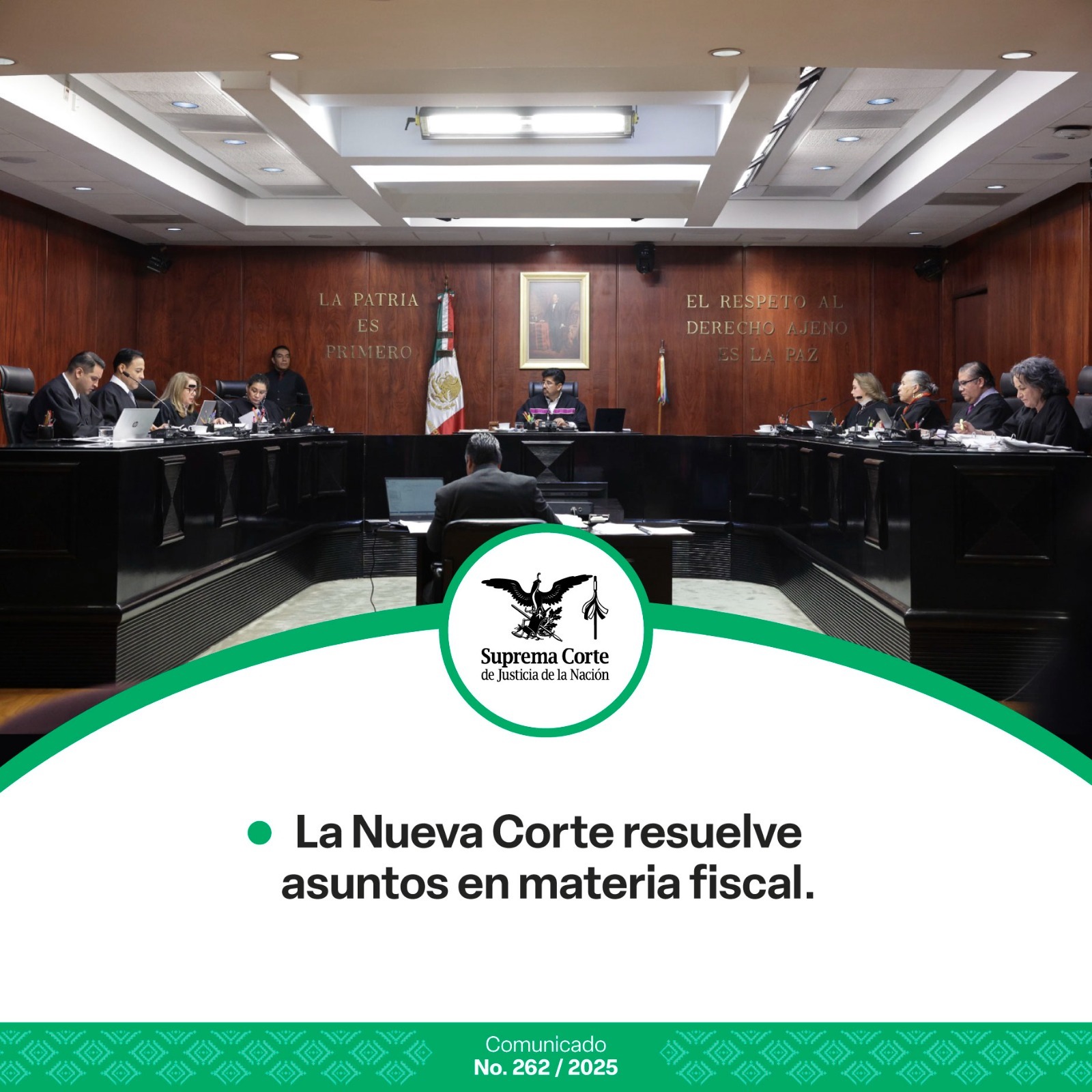 La Suprema Corte resolvió siete recursos relacionados con créditos fiscales de ISR y deducciones por venta de acciones, concluyendo que no presentaban temas de relevancia constitucional. IMAGEN: SCJN.