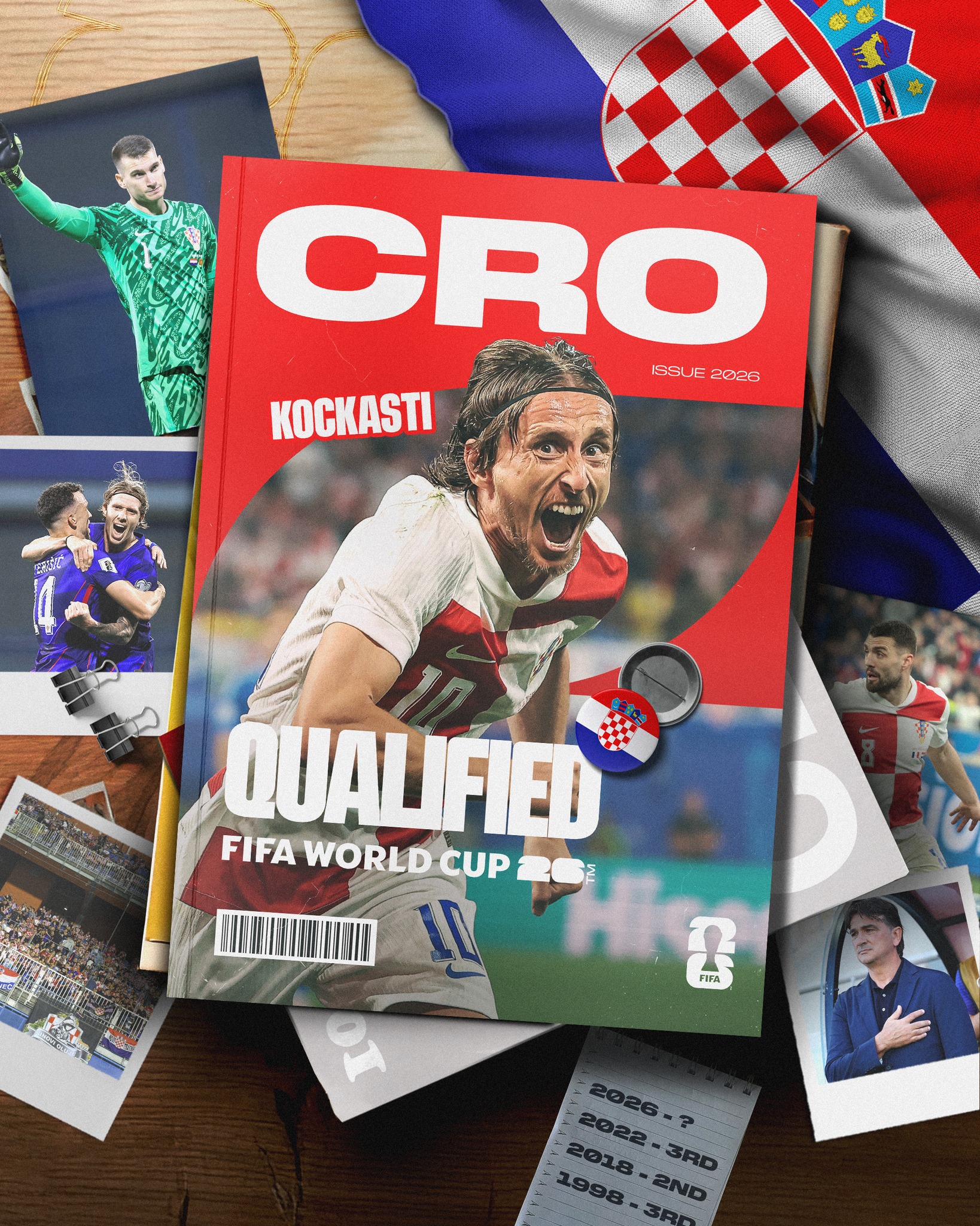 Croacia clasifica al Mundial 2026: Modric jugará su quinta Copa del Mundo