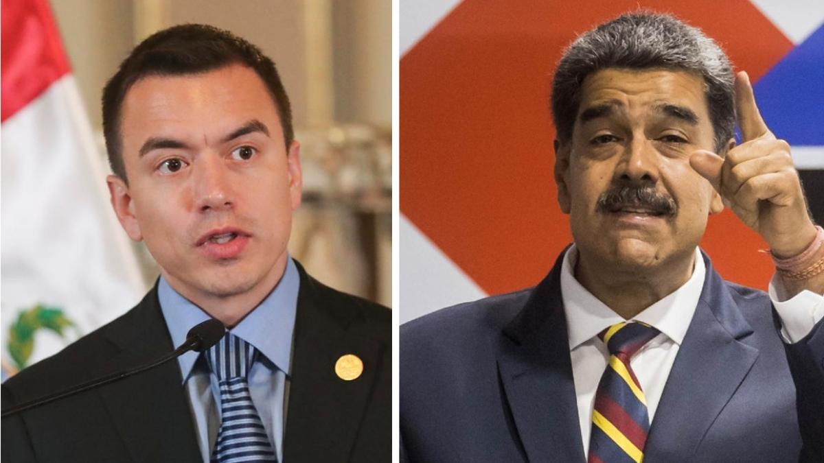 El Gobierno de Ecuador respondió con firmeza a Nicolás Maduro tras acusaciones sin pruebas sobre presuntos vínculos con el narcotráfico. FOTOS: EFE.