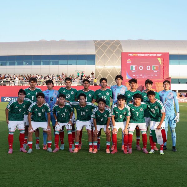 Portugal goleó 5-0 a México en octavos del Mundial Sub 17. Dos expulsiones y errores clave dejaron al Tri sin respuesta y fuera del torneo. FOTO: Selección Nacional de México.