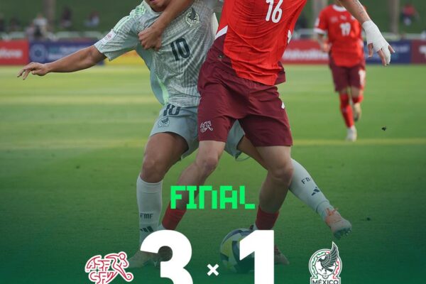 México Sub-17 complicó su futuro en el Mundial tras caer ante Suiza y depende de otros resultados para mantenerse con vida en la competencia. IMAGEN: Selección Nacional de México.