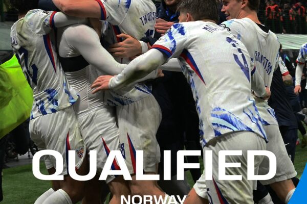 28 años después, Noruega regresará a un Mundial, modificando el escenario europeo rumbo a la próxima Copa del Mundo. IMAGEN: FIFA.