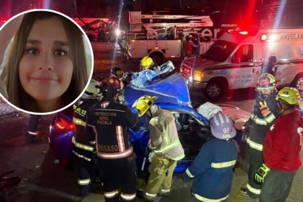Paulina Torres, única sobreviviente del choque por presuntos arrancones en la Vía Atlixcáyotl, murió tras días hospitalizada. IMAGEN: N+.