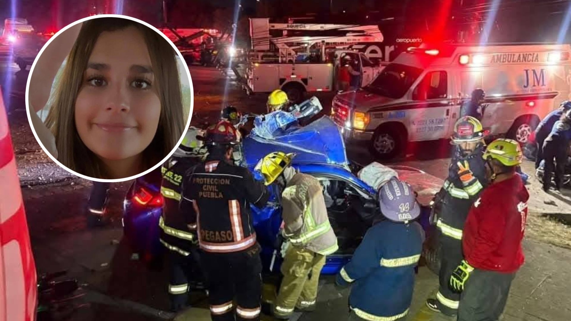 Paulina Torres, única sobreviviente del choque por presuntos arrancones en la Vía Atlixcáyotl, murió tras días hospitalizada. IMAGEN: N+.