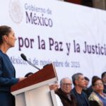 Claudia Sheinbaum presentó el 'Plan Michoacán por la Paz y la Justicia', que busca atender las causas de la violencia y reforzar la seguridad con una inversión histórica. FOTO: Gobierno de México.