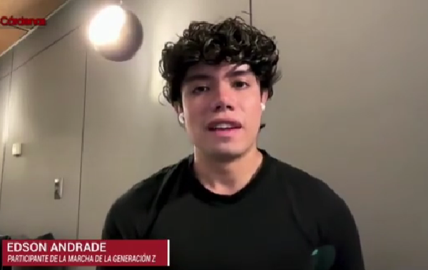 Luisa María Alcalde exhibió facturas que muestran que Edson Andrade, impulsor de la marcha de la Generación Z, recibe 175 mil pesos mensuales del PAN, pese a declararse apartidista.