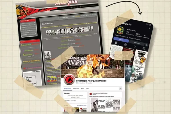 Las organizaciones que integran el llamado Bloque Negro han extendido su presencia más allá de las calles: hoy operan activamente en una red digital que incluye páginas web, perfiles en redes sociales y plataformas internacionales IMAGEN: Excélsior.