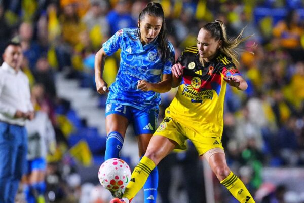 América y Tigres protagonizaron un intenso 3-3 en la ida de la final del Apertura 2025 de la Liga MX Femenil. FOTO: Imago7.