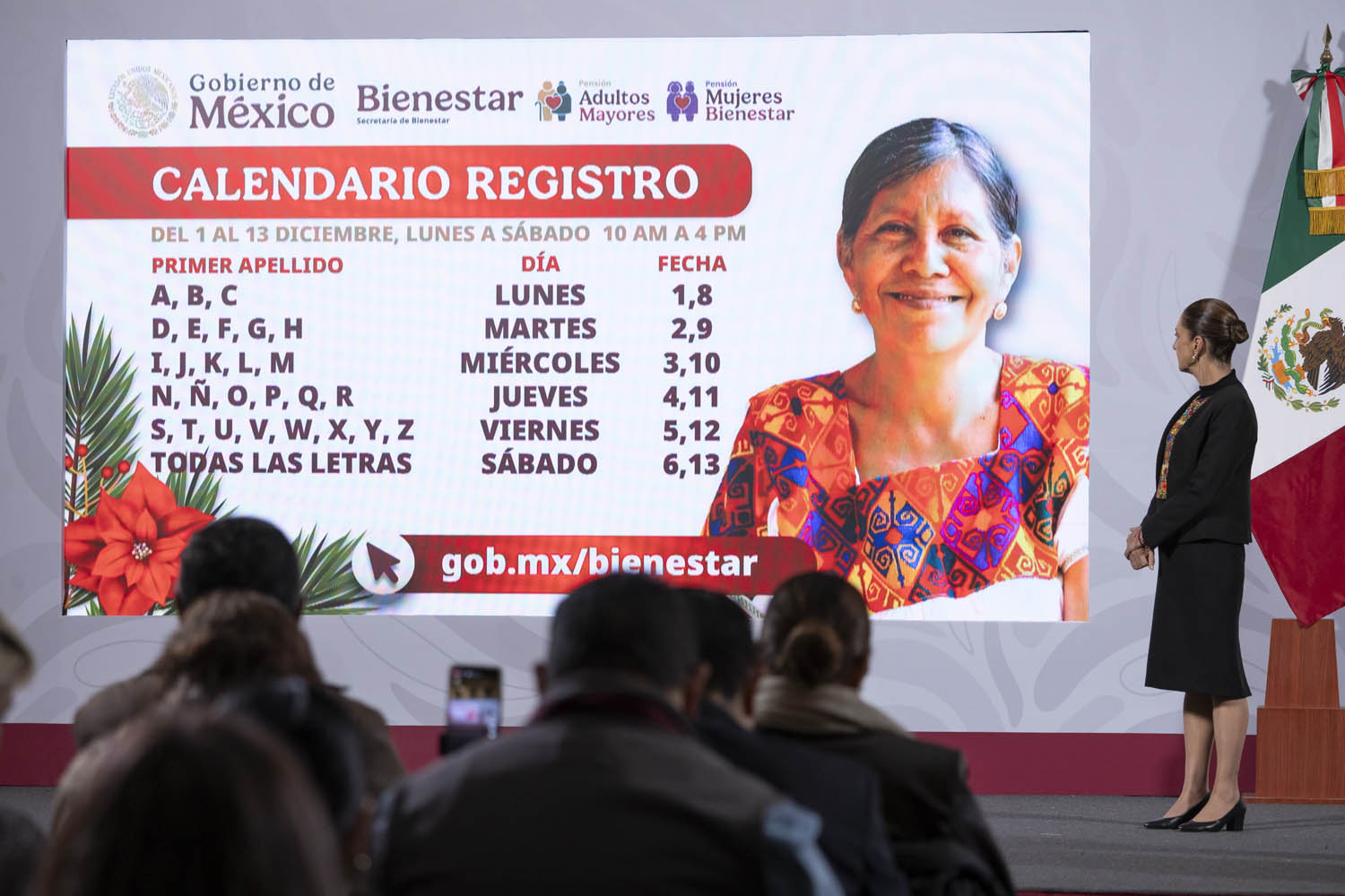 El Gobierno federal reportó que los Programas para el Bienestar ya alcanzan a más de 32.8 millones de personas y se abrirán nuevos registros en diciembre. Foto: Juan Carlos Buenrostro/Presidencia