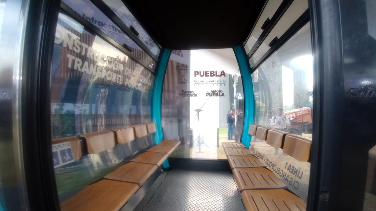 Cablebus Puebla. Foto: Milenio.
