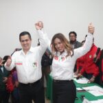 Xitlalic Ceja y Lorenzo Rivera encabezarán al PRI en Puebla; como planilla única, serán dirigente estatal y secretario general, respectivamente. FOTO: Cortesía.