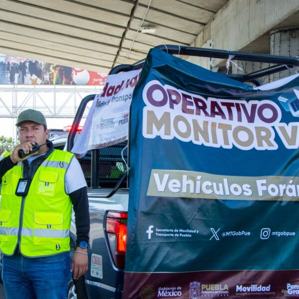 Multas por exceso de velocidad. Foto: @MTGobPue.