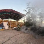 Incendio en recicladora de Coronango genera alarma; autoridades investigan posible acto intencional.