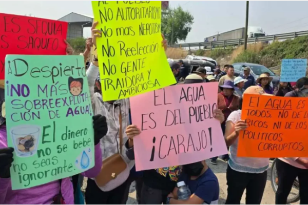 Colectivos de Xoxtla denunciaron que el Soapap